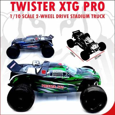 Twister XTG PRO 1/10 Scale 2-Wheel Drive Stadium Truck
